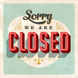 Vintage Sign - Vector - Grunge effects can be removed