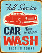 Vintage metal sign - Vector EPS10. Grunge effects can be removed