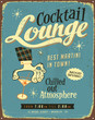 Vintage metal sign - Vector EPS10. Grunge effects can be removed