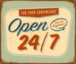 Vintage Metal Sign - Vector - Grunge effects can be removed