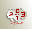 Happy new year 2013 background. Vector illustration