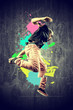 Photo: Dancer in retro style with splashes Dancer in retro style with splashes