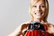 Beautiful Girl Takes A Photo