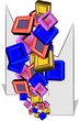 outside the box concept in 3d