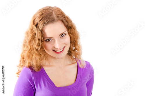 Photo: Junge Frau mit roten Haaren Junge Frau mit roten Haaren