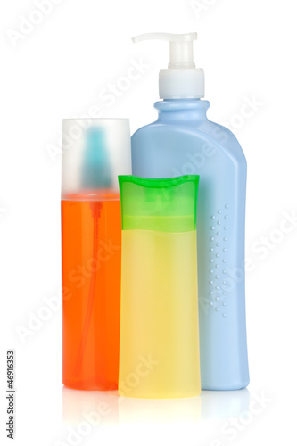 Photo: Cosmetics bottles Cosmetics bottles