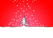 Illustration: A white fir tree with snow A white fir tree with snow