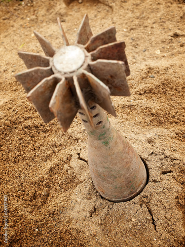Photo: Mortar shell Mortar shell
