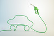 Car fuel pump nozzle