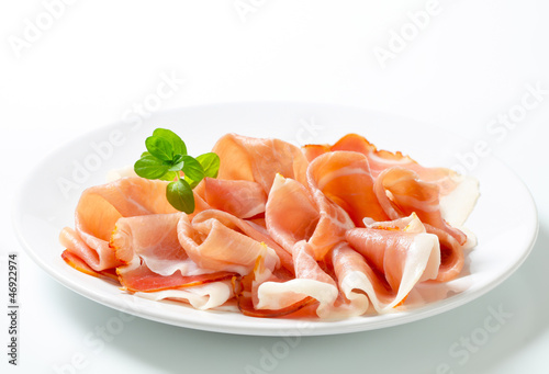 Photo: Thinly sliced prosciutto Thinly sliced prosciutto