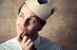 Crown king thinking