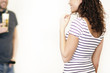 Photo: Junges flirtendes Paar Junges flirtendes Paar