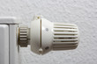 Heizkörper, Thermostat, Schneeflocke