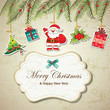 Vintage christmas background