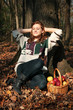 Photo: Girl in a forest Girl in a forest