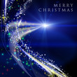 fantastic christmas wave design with snowflakes and stars
