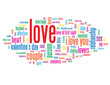 “LOVE” Tag Cloud (love card heart romance valentine’s day)