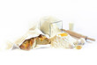 white bread baking