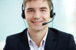 Man with headset