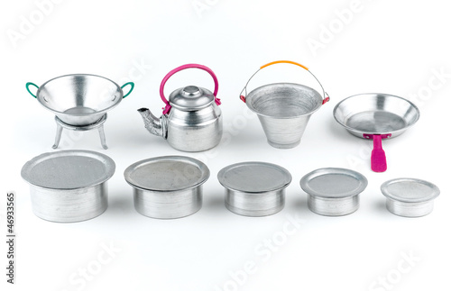 Photo: Minimizes size toys tin for kid isolated Minimizes size toys tin for kid isolated