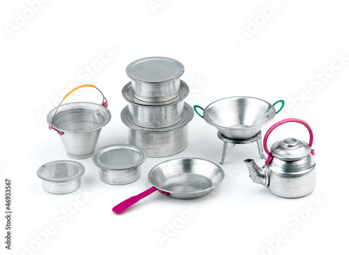 Photo: Minimizes size toys tin for kid isolated Minimizes size toys tin for kid isolated