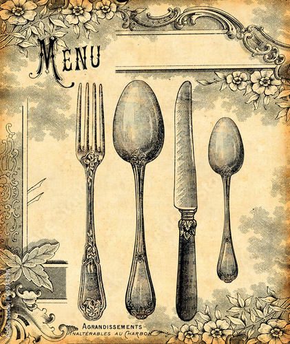 Illustration: Menu 1900 Menu 1900