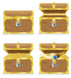 antique chest vector illustration