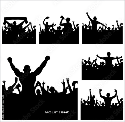 Vector: Set of posters for sports championships Set of posters for sports championships