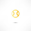 Baseball ball icon