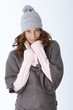 Winter portrait of attractive girl