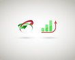 Business icons. Vector illustration.