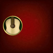 abstract grunge music background with guitar