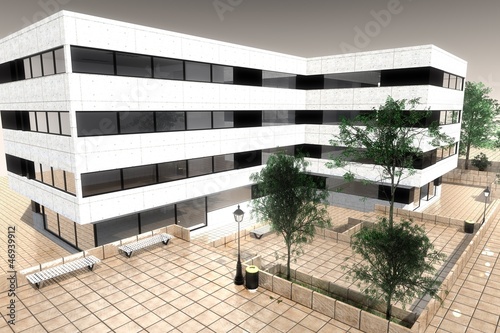 Illustration: Bürokomplex Bürokomplex