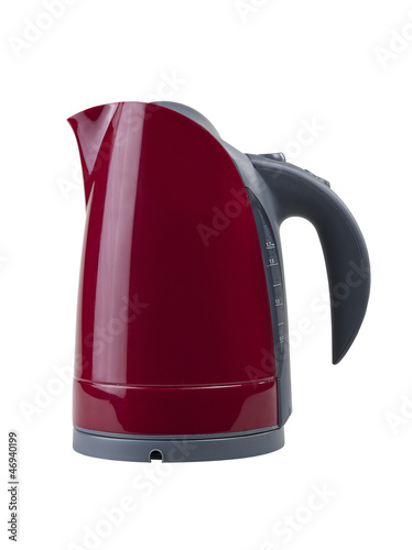 Photo: Electric kettle isolated on white background (clipping path ) Electric kettle isolated on white background (clipping path )
