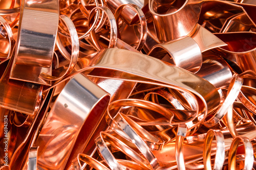 Photo: Scrapheap of copper foil (sheet) Scrapheap of copper foil (sheet)