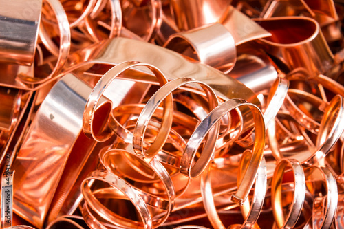 Photo: Scrapheap of copper foil (sheet) Scrapheap of copper foil (sheet)