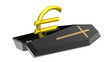 Illustration: Euro in coffin Euro in coffin