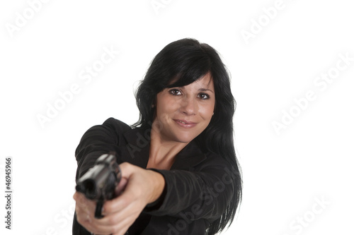 Photo: pistol woman pistol woman