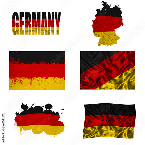 Photo: German flag collage German flag collage