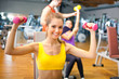 Fitness women working out