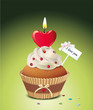 "I love you" Cupcake