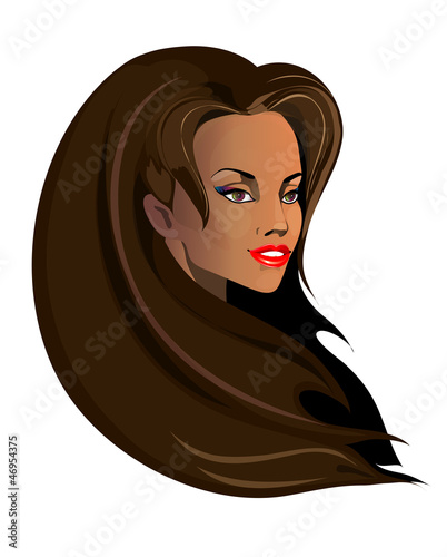 Illustration: beautiful woman beautiful woman
