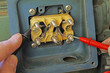 continuity testing electric motor