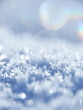 Snowflake light sunset