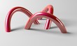 3D Torus coming out of the ground