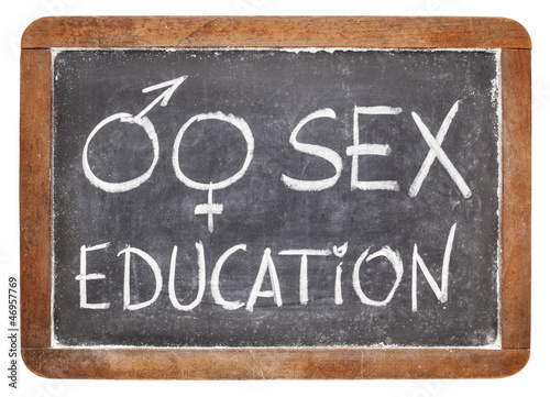 Photo: sex education on blackboard sex education on blackboard