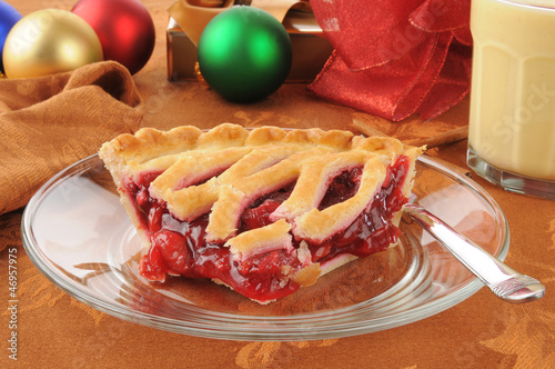 Photo: Holiday cherry pie Holiday cherry pie