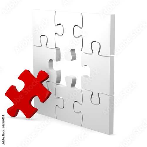 Illustration: Last part of puzzle Last part of puzzle