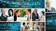 Video: Montage images of successful business people Montage images of successful business people