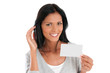 Young woman communication